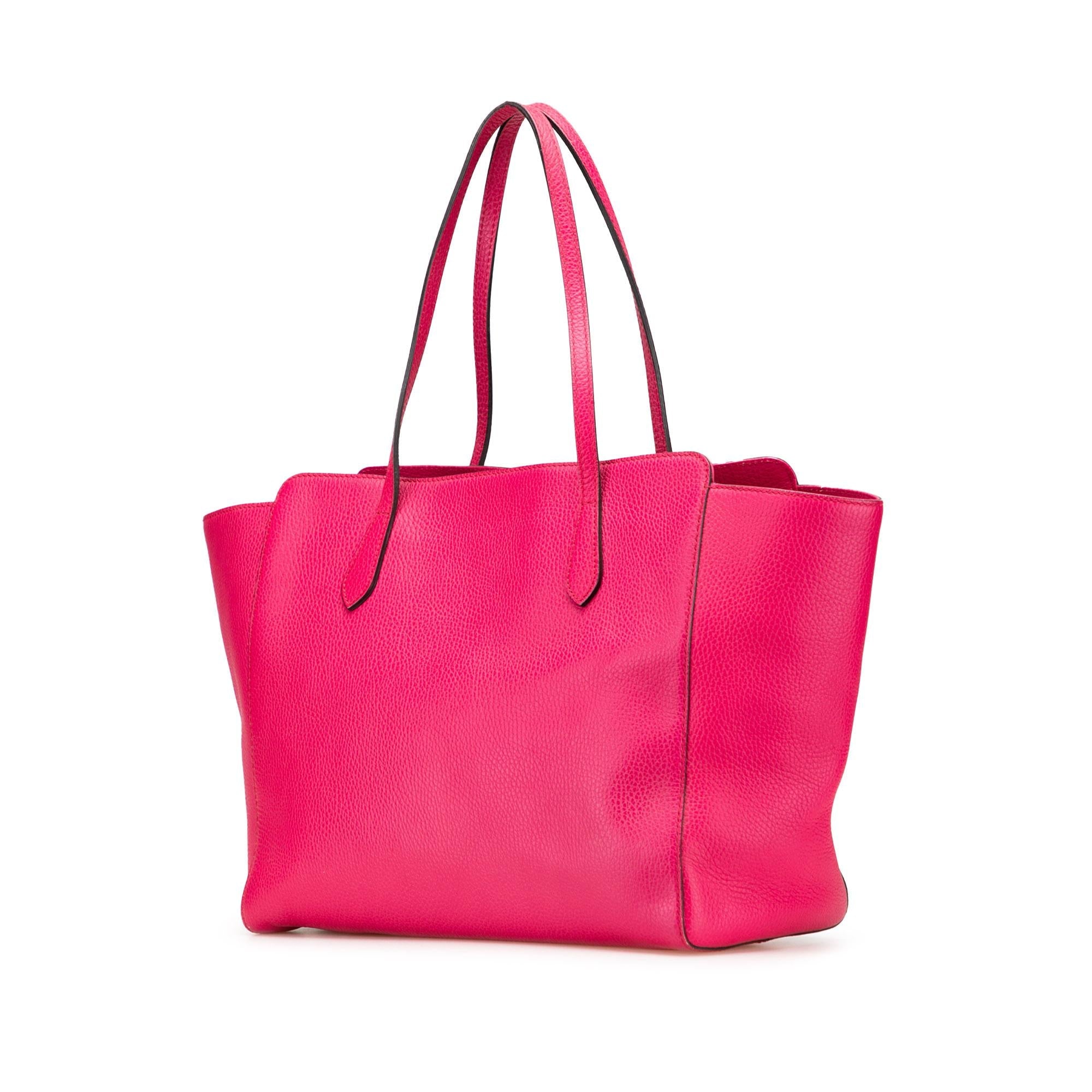 Gucci Medium Leather Swing Tote