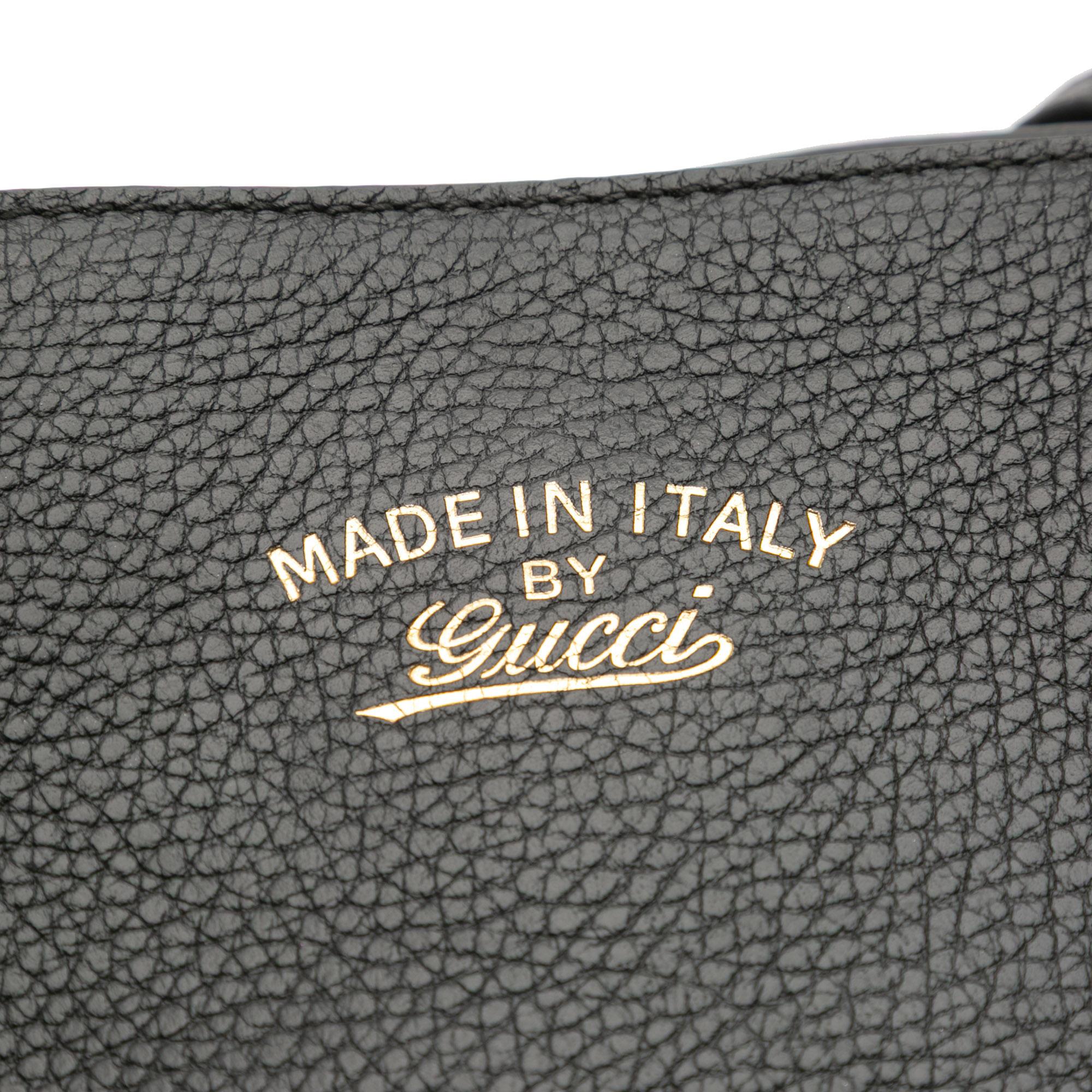 Gucci Medium Leather Swing Tote