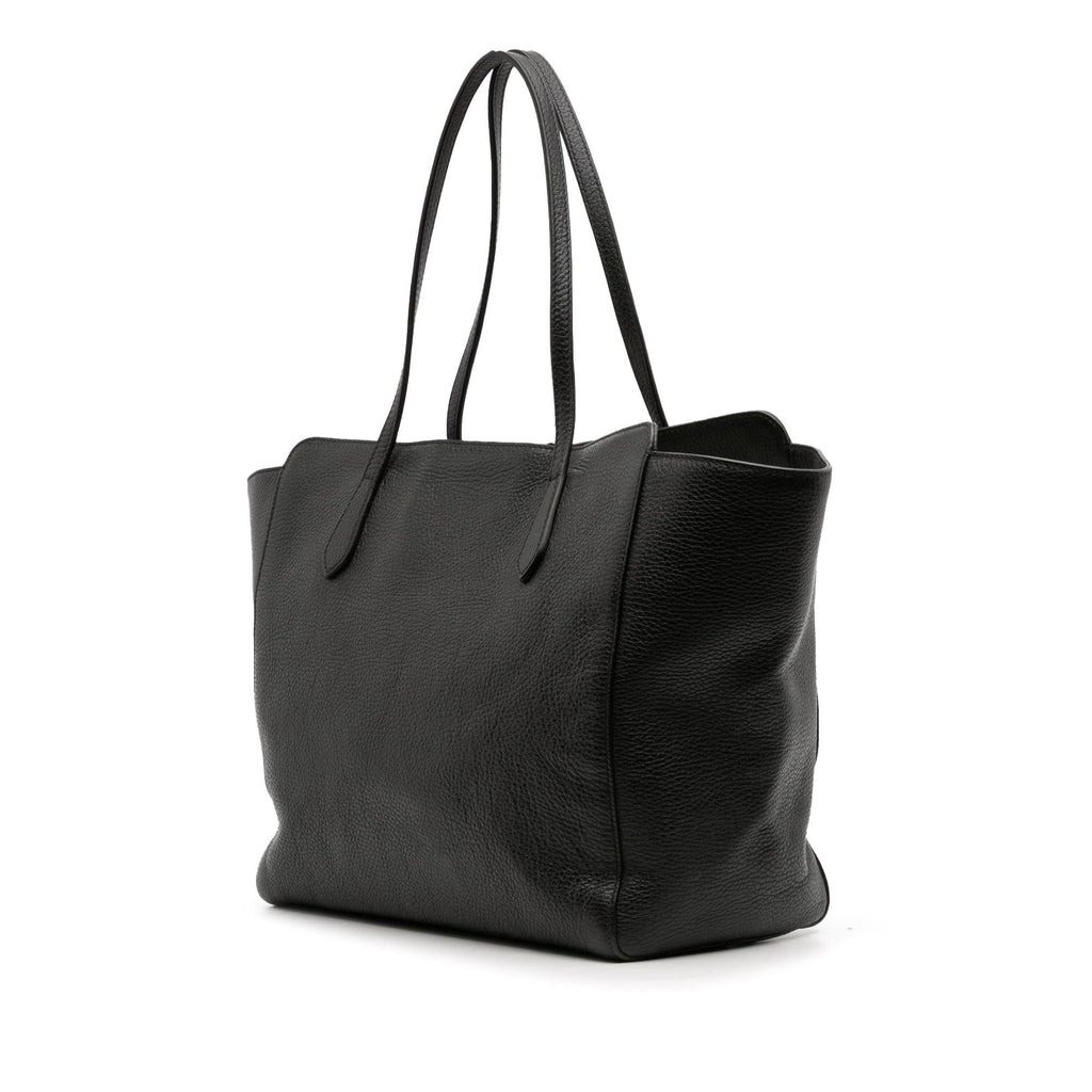 Gucci Medium Leather Swing Tote
