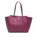 Gucci Medium Leather Swing Tote