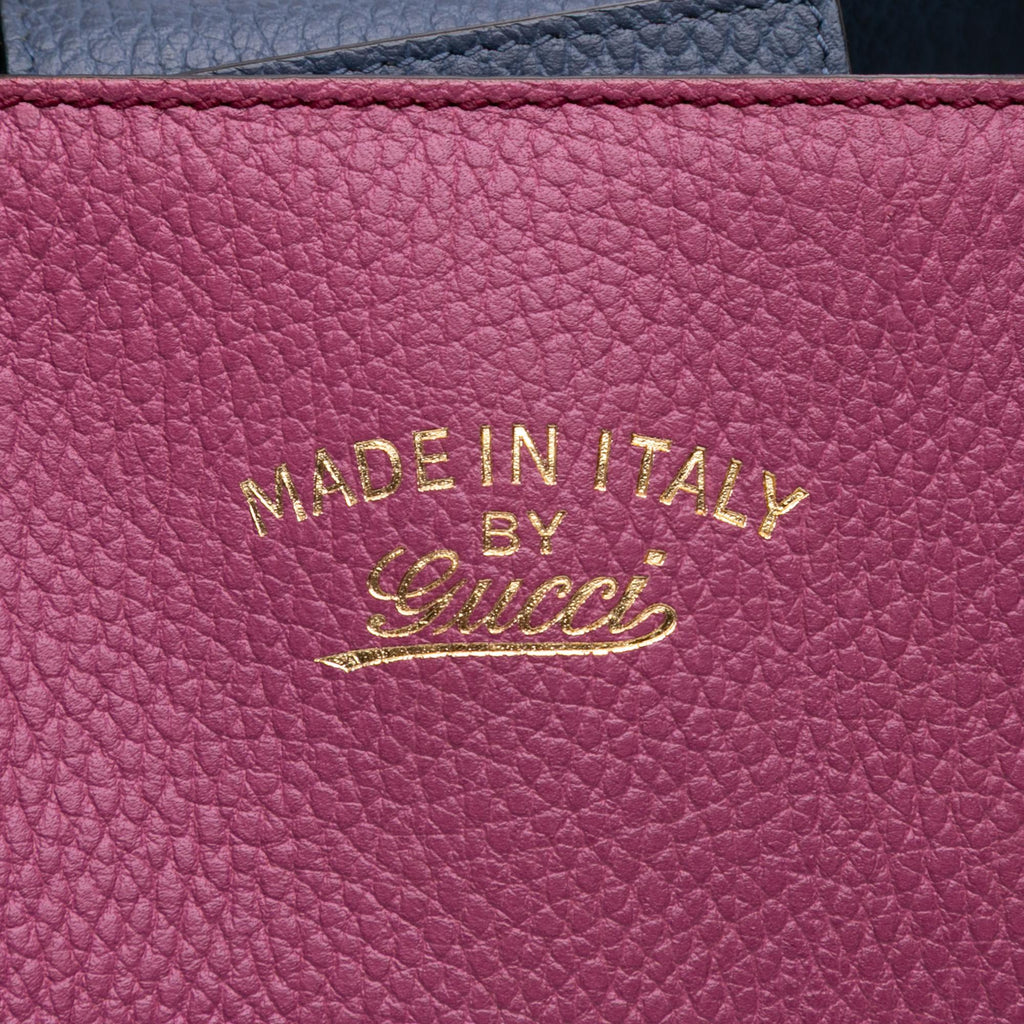 Gucci Medium Leather Swing Tote