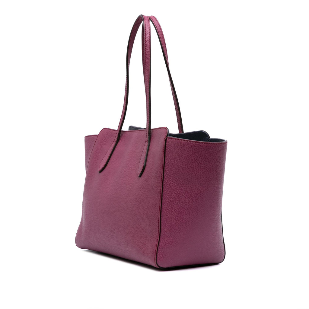 Gucci Medium Leather Swing Tote
