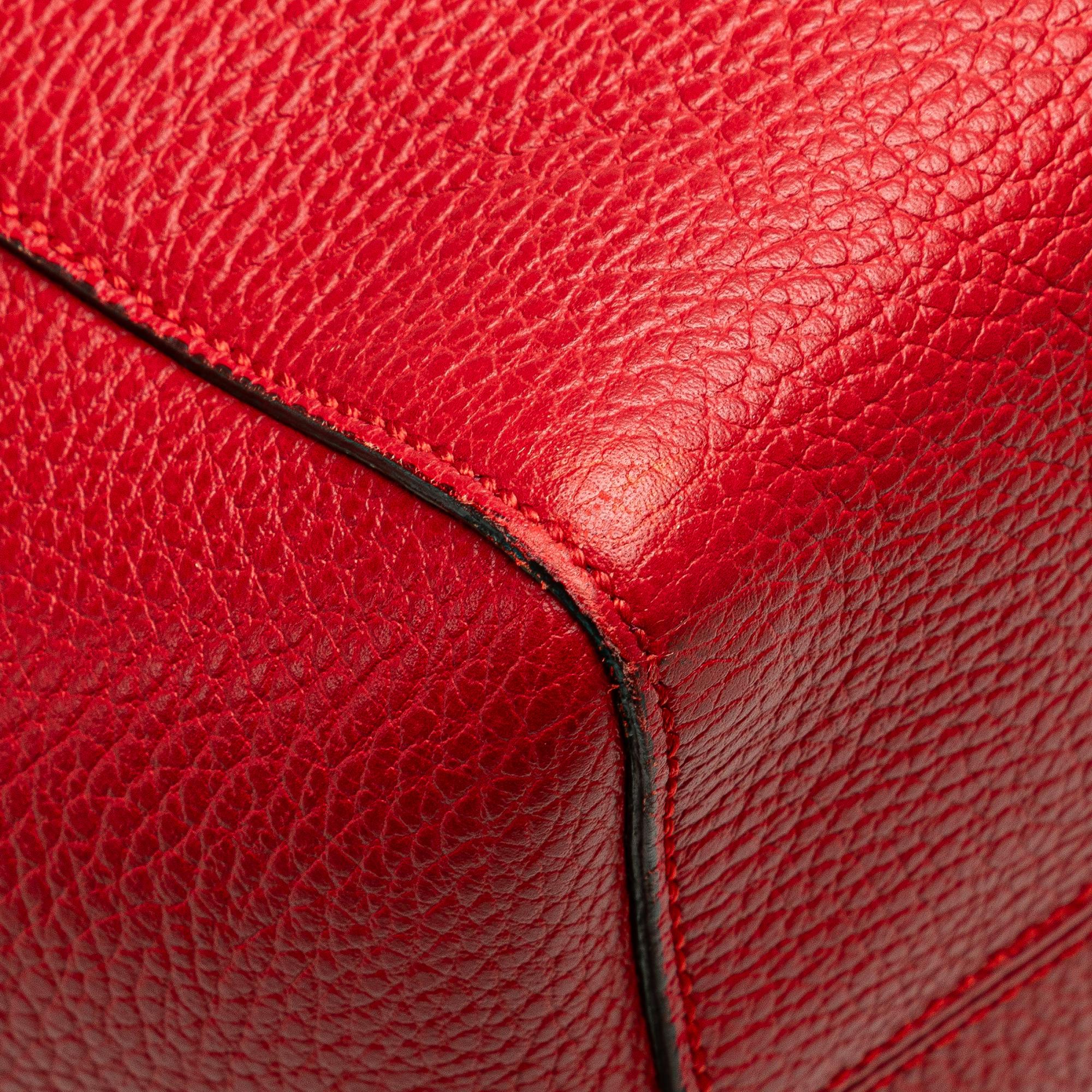 Gucci Medium Leather Swing Tote