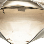 Gucci Medium Leather Techno Horsebit Flap Shoulder Bag