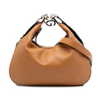 Gucci Medium Leather Web Attache Crossbody