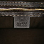 Gucci Medium Leather Web Britt Satchel