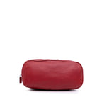 Gucci Medium Leather Web Dome Satchel
