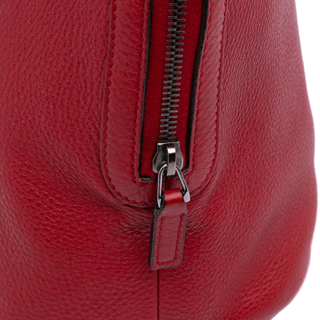 Gucci Medium Leather Web Dome Satchel