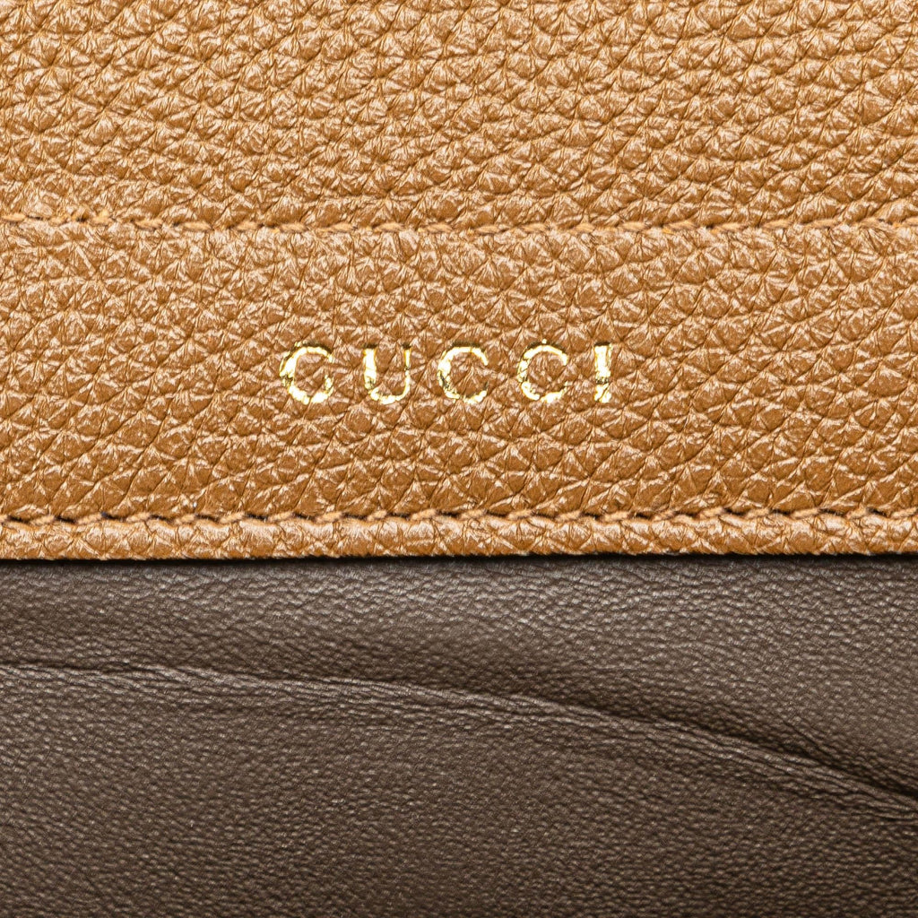 Gucci Medium Leather Zumi Top Handle Bag