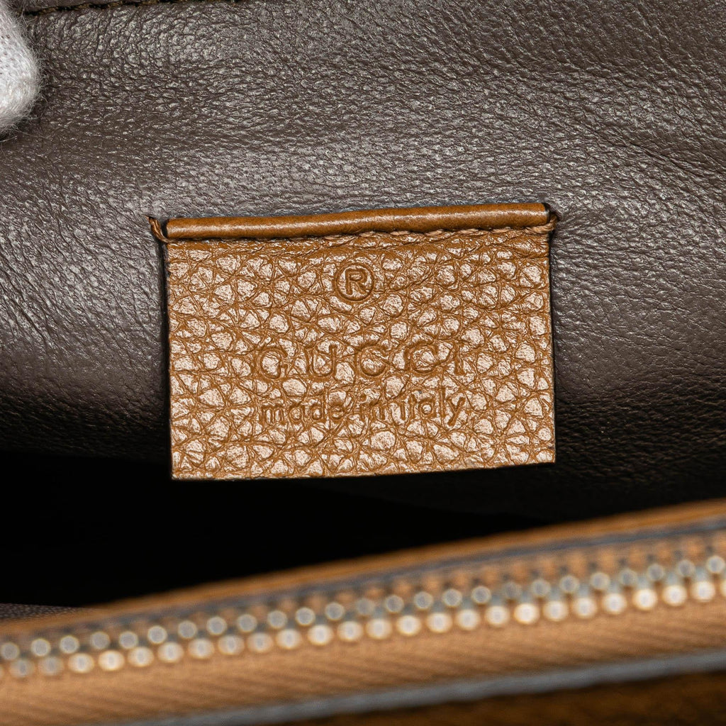 Gucci Medium Leather Zumi Top Handle Bag