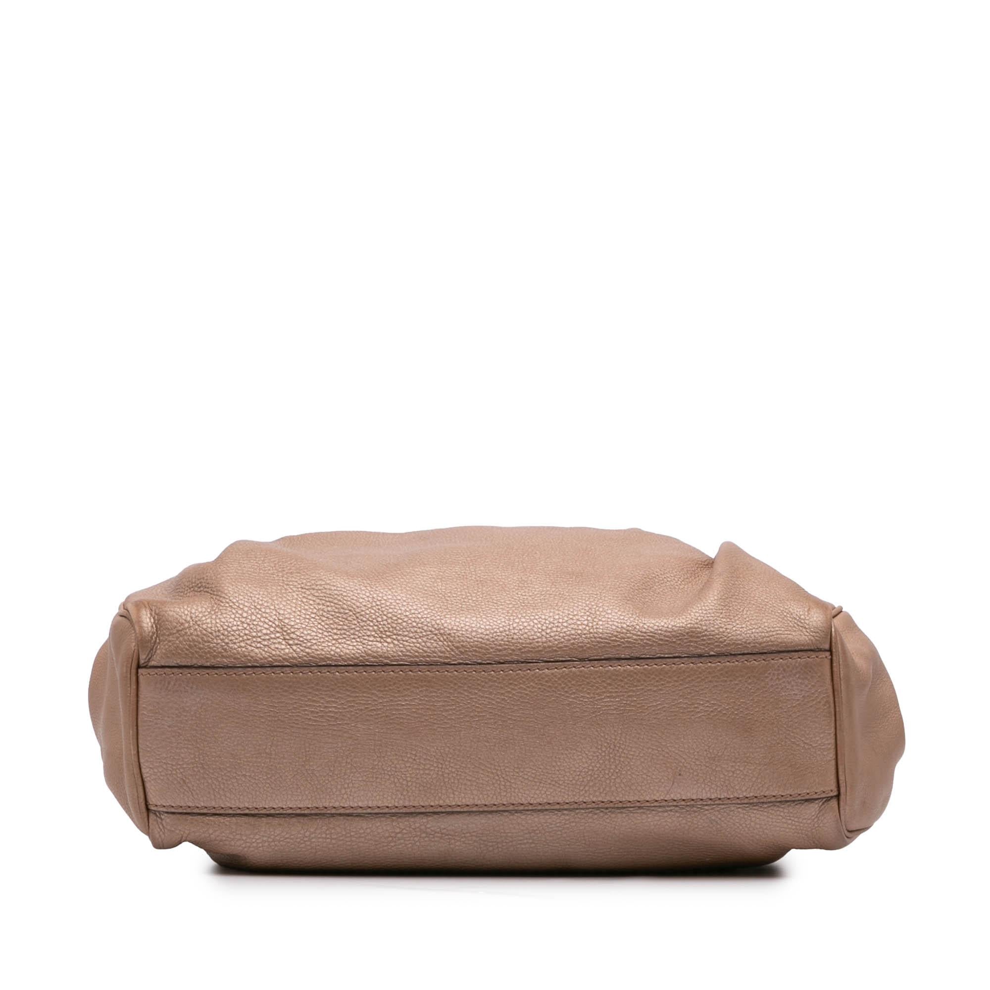 Gucci Medium Metallic Calfskin Sukey Tote