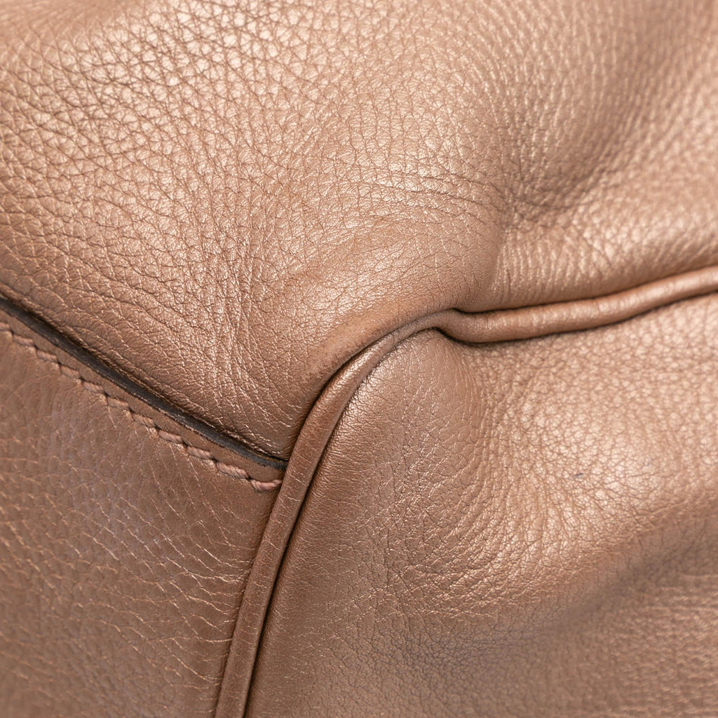 Gucci Medium Metallic Calfskin Sukey Tote