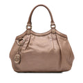 Gucci Medium Metallic Calfskin Sukey Tote