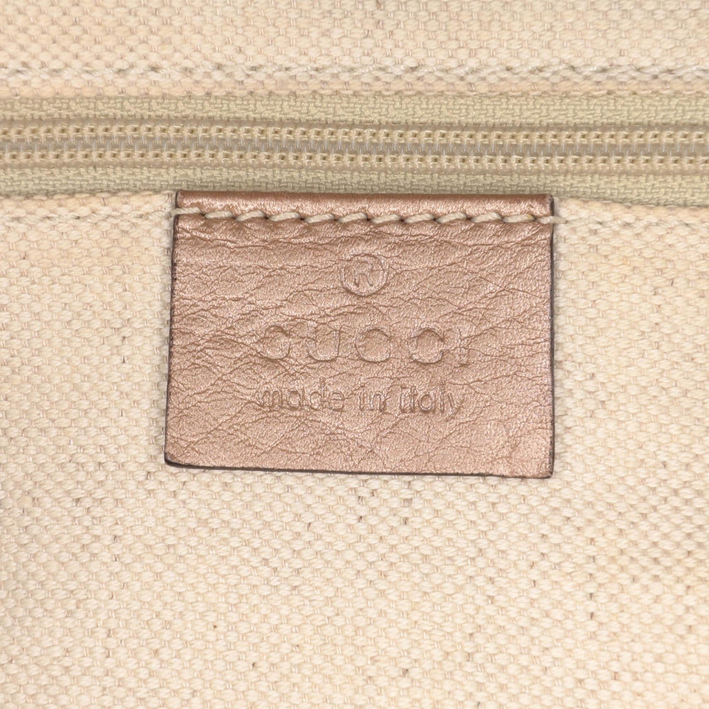 Gucci Medium Metallic Calfskin Sukey Tote