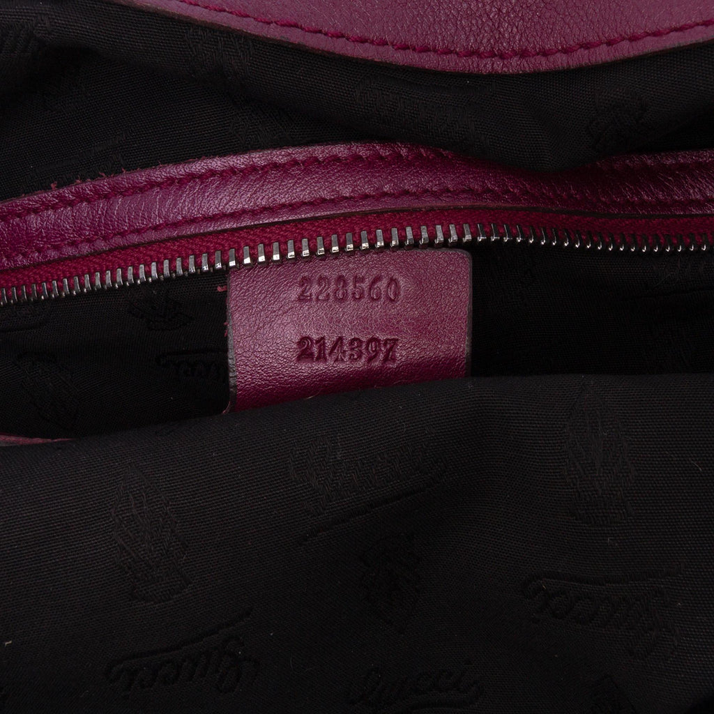 Gucci Medium Metallic Leather Galaxy Chain Shoulder Bag