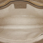 Gucci Medium Metallic Leather Soho Chain Flap Crossbody