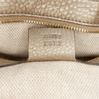 Gucci Medium Metallic Leather Soho Chain Flap Crossbody