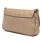 Gucci Medium Metallic Leather Soho Chain Flap Crossbody