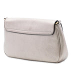 Gucci Medium Metallic Leather Soho Chain Flap Crossbody