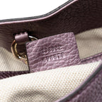 Gucci Medium Metallic Leather Soho Chain Tote