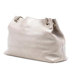 Gucci Medium Metallic Leather Soho Chain Tote