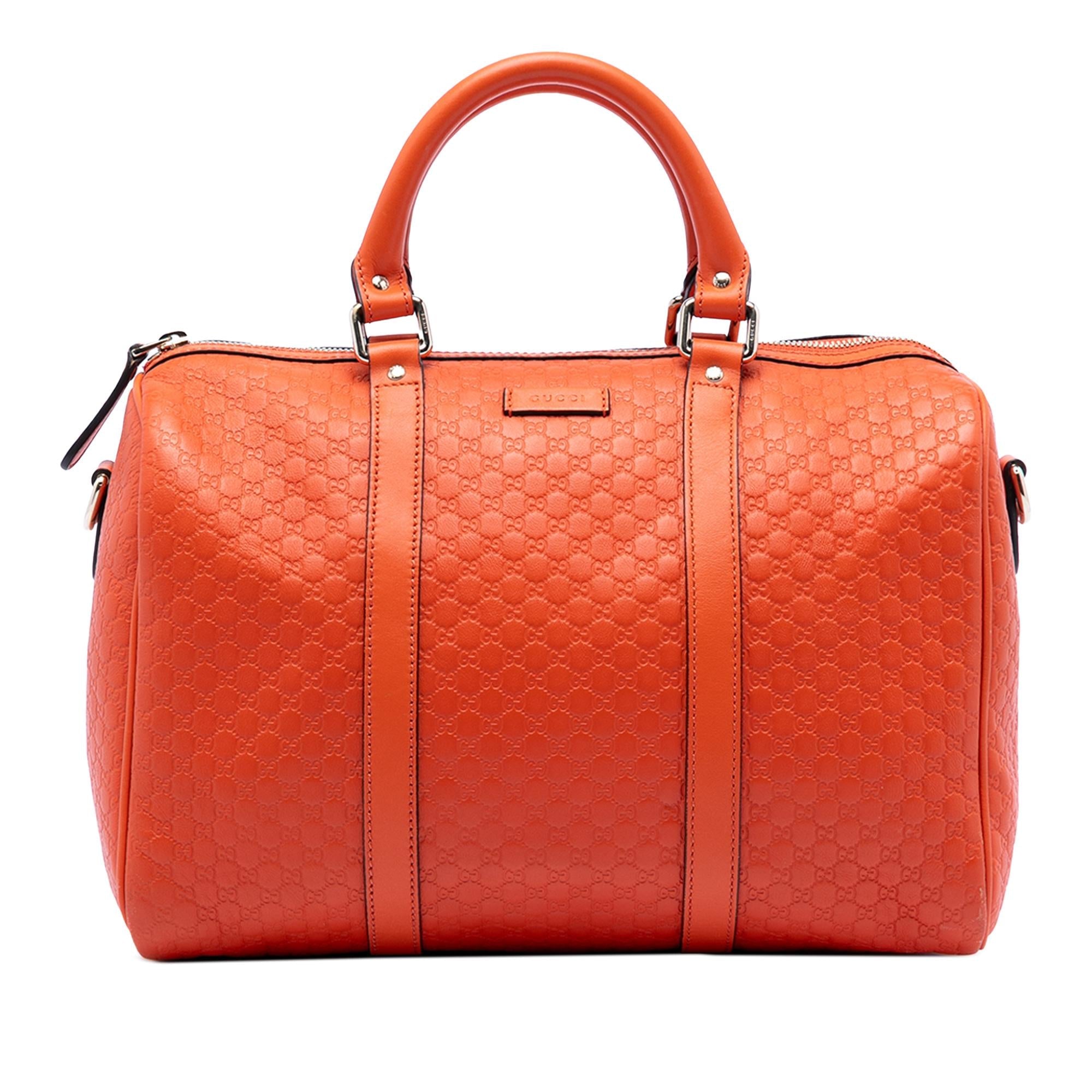 Gucci Medium Microguccissima Boston Bag