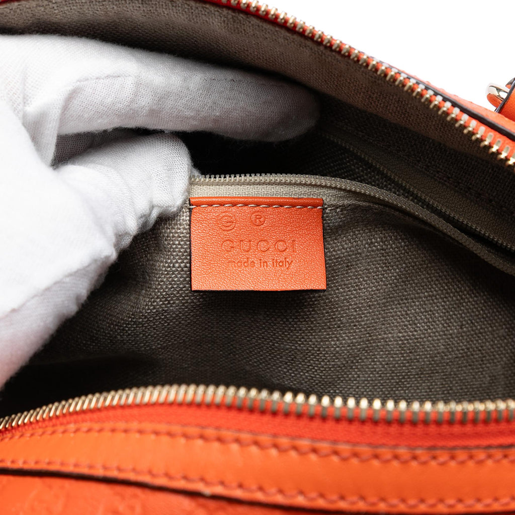 Gucci Medium Microguccissima Boston Bag