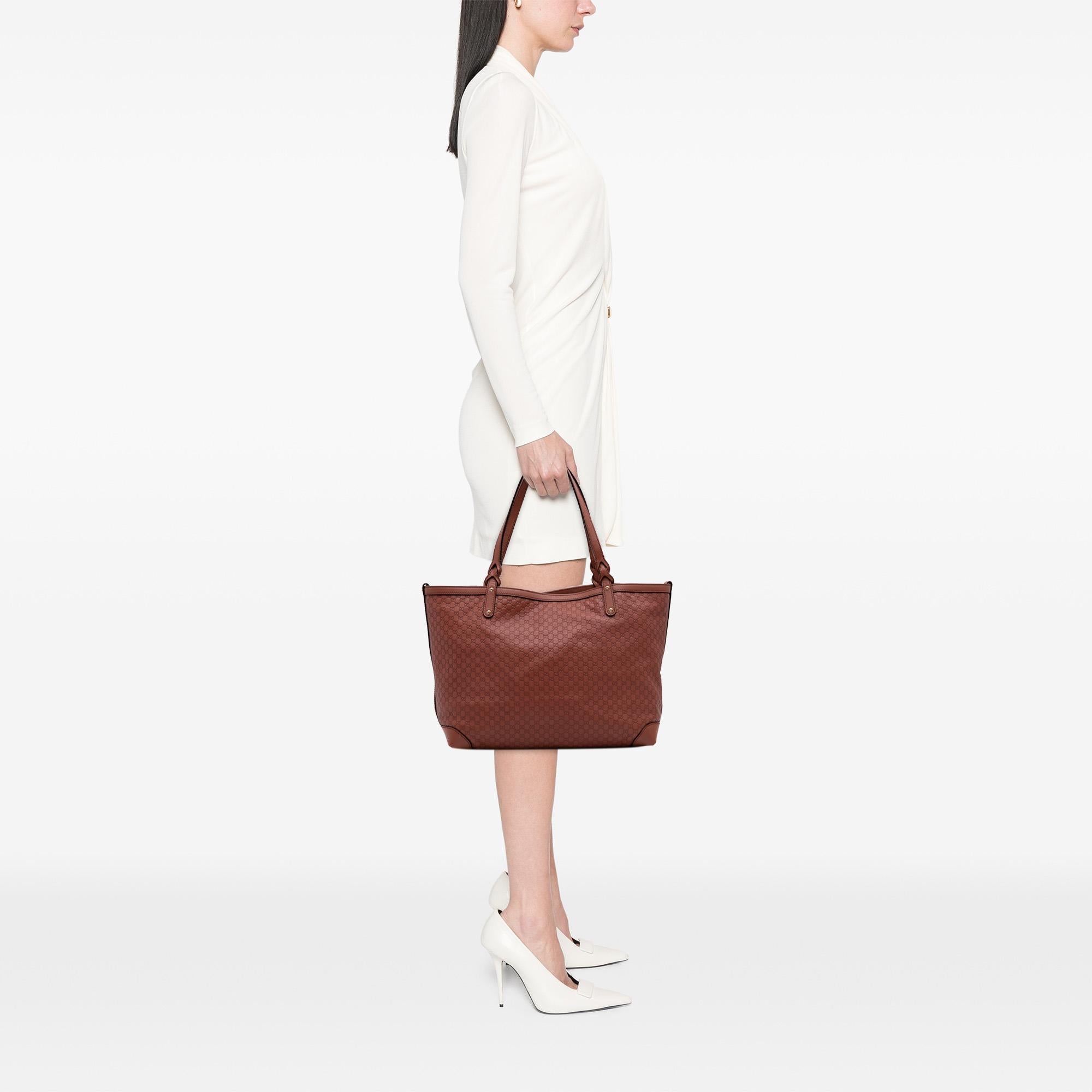 Gucci Medium Microguccissima Craft Tote