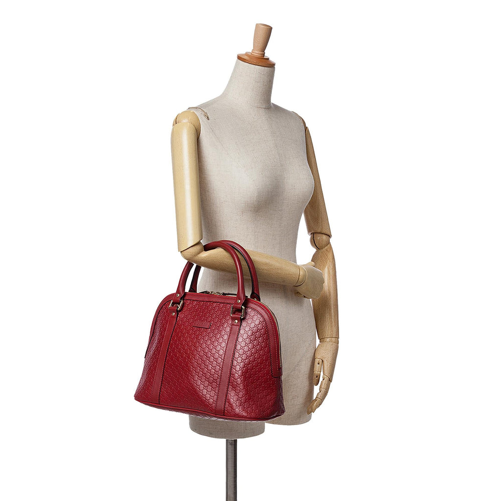Gucci Medium Microguccissima Dome Satchel