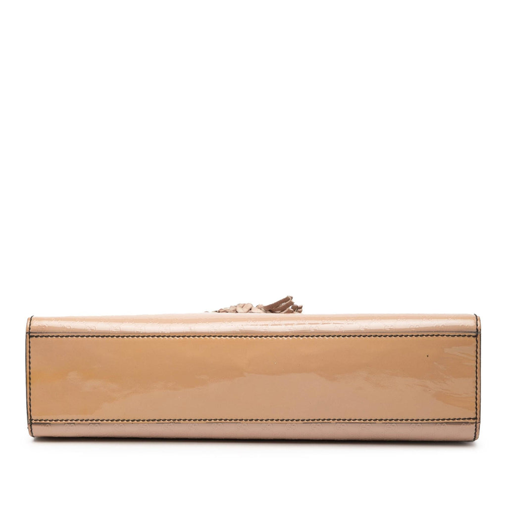 Gucci Medium Microguccissima Patent Emily Shoulder Bag