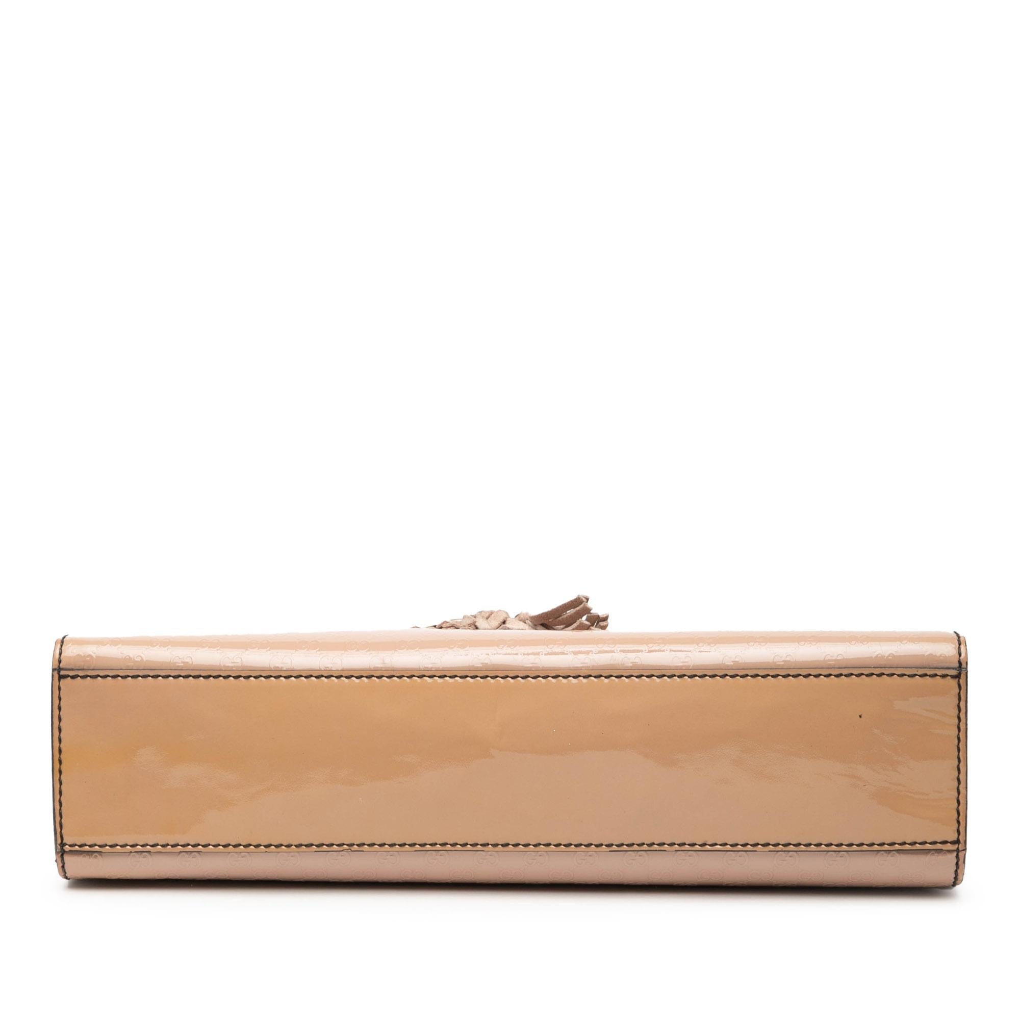 Gucci Medium Microguccissima Patent Emily Shoulder Bag