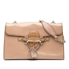 Gucci Medium Microguccissima Patent Emily Shoulder Bag
