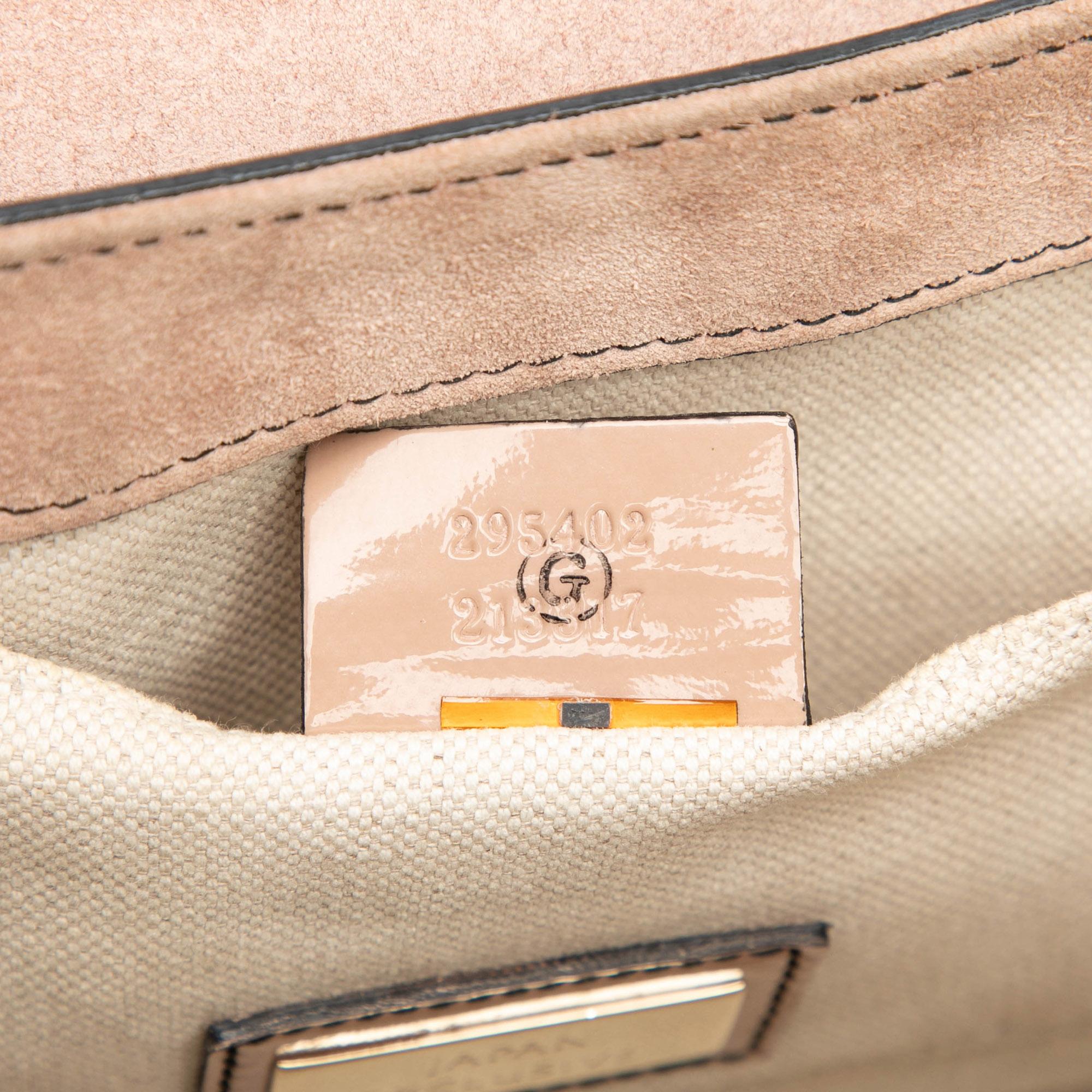 Gucci Medium Microguccissima Patent Emily Shoulder Bag