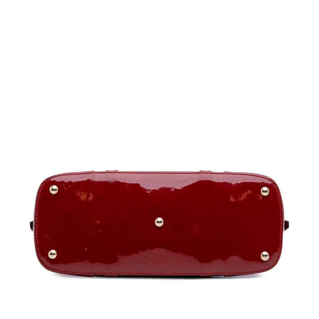 Gucci Medium Microguccissima Patent Nice Dome Satchel