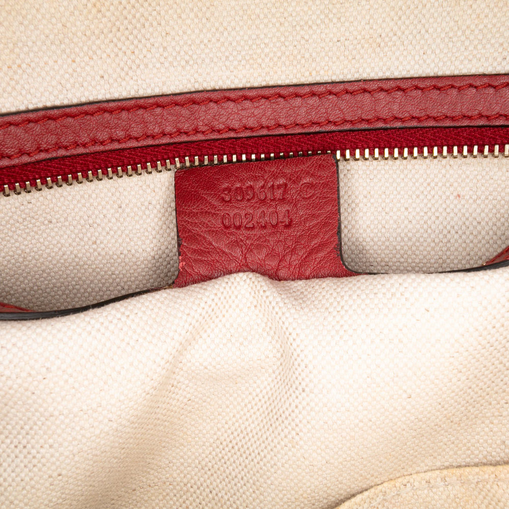 Gucci Medium Microguccissima Patent Nice Dome Satchel