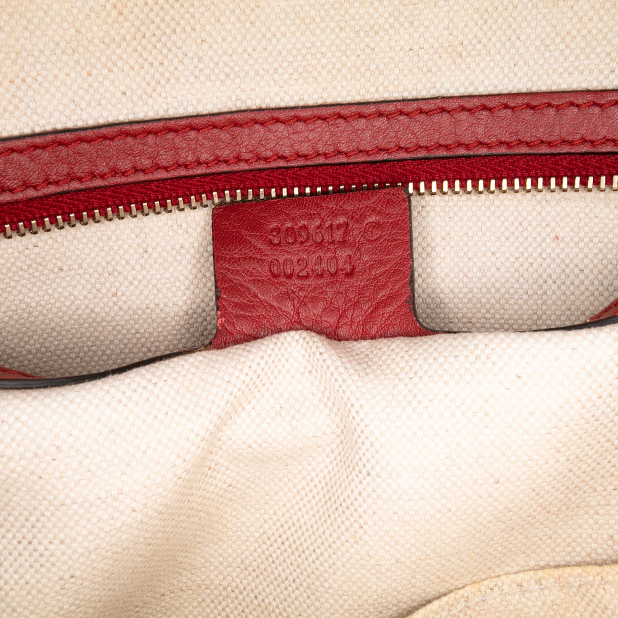 Gucci Medium Microguccissima Patent Nice Dome Satchel