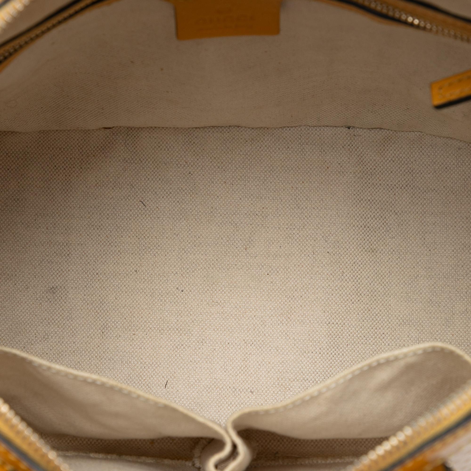 Gucci Medium Microguccissima Patent Nice Dome Satchel