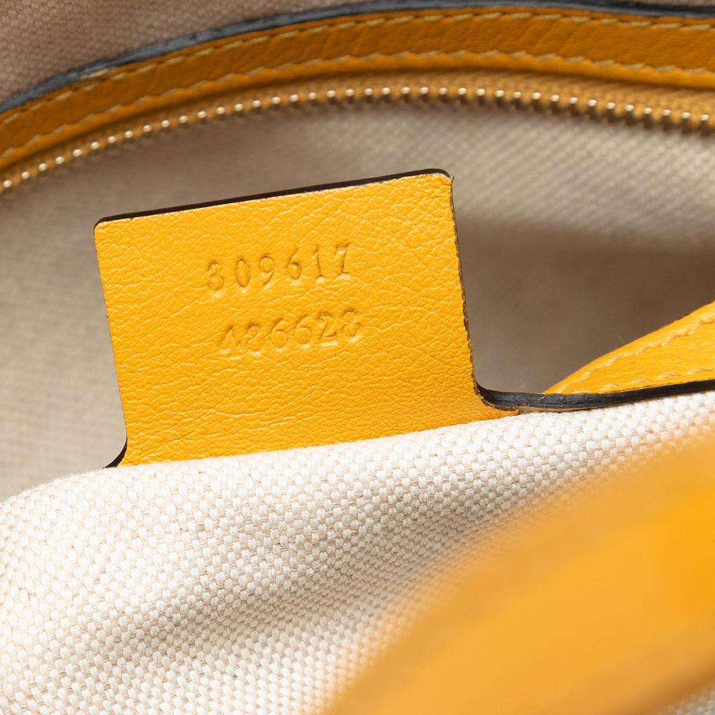 Gucci Medium Microguccissima Patent Nice Dome Satchel