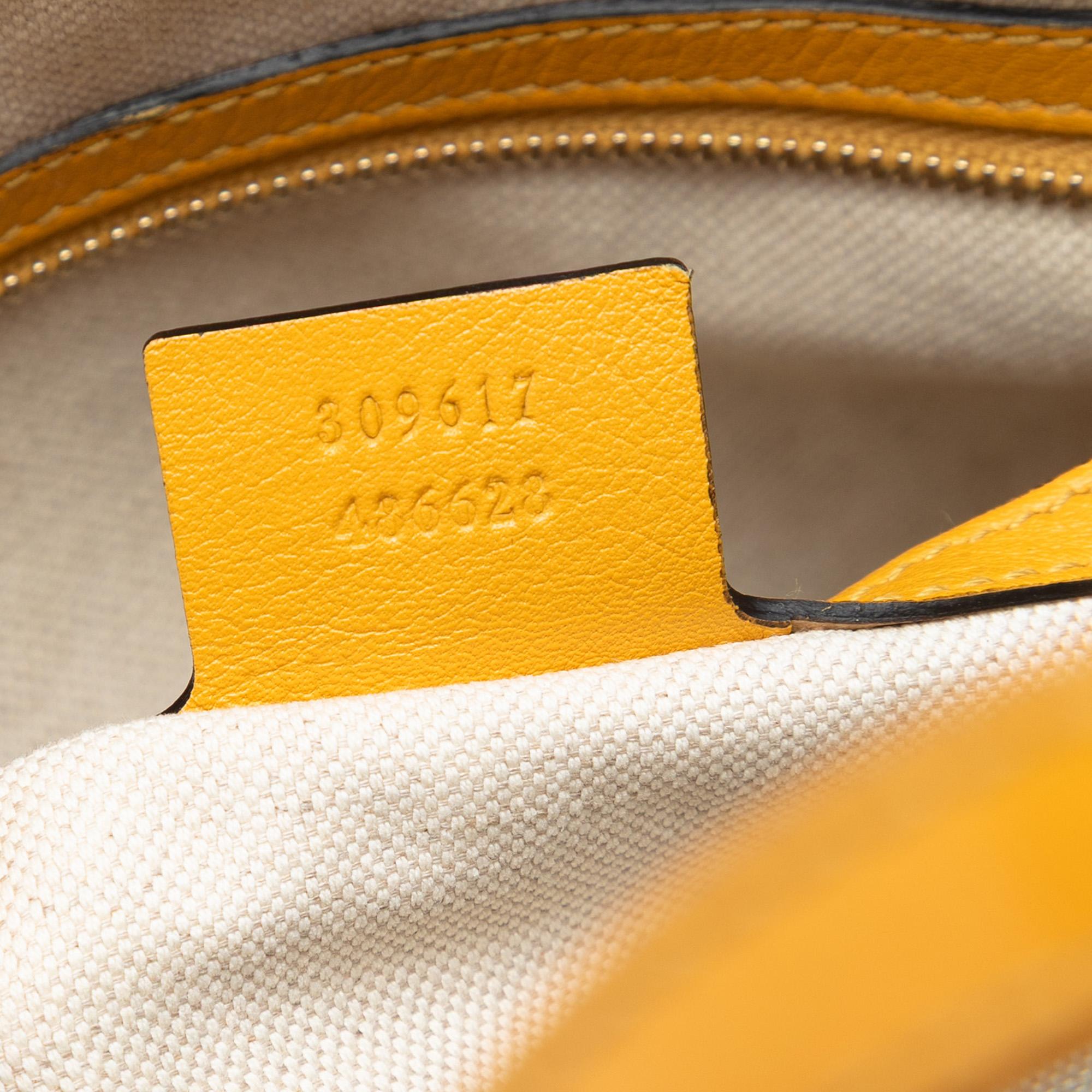 Gucci Medium Microguccissima Patent Nice Dome Satchel