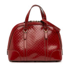 Gucci Medium Microguccissima Patent Nice Dome Satchel