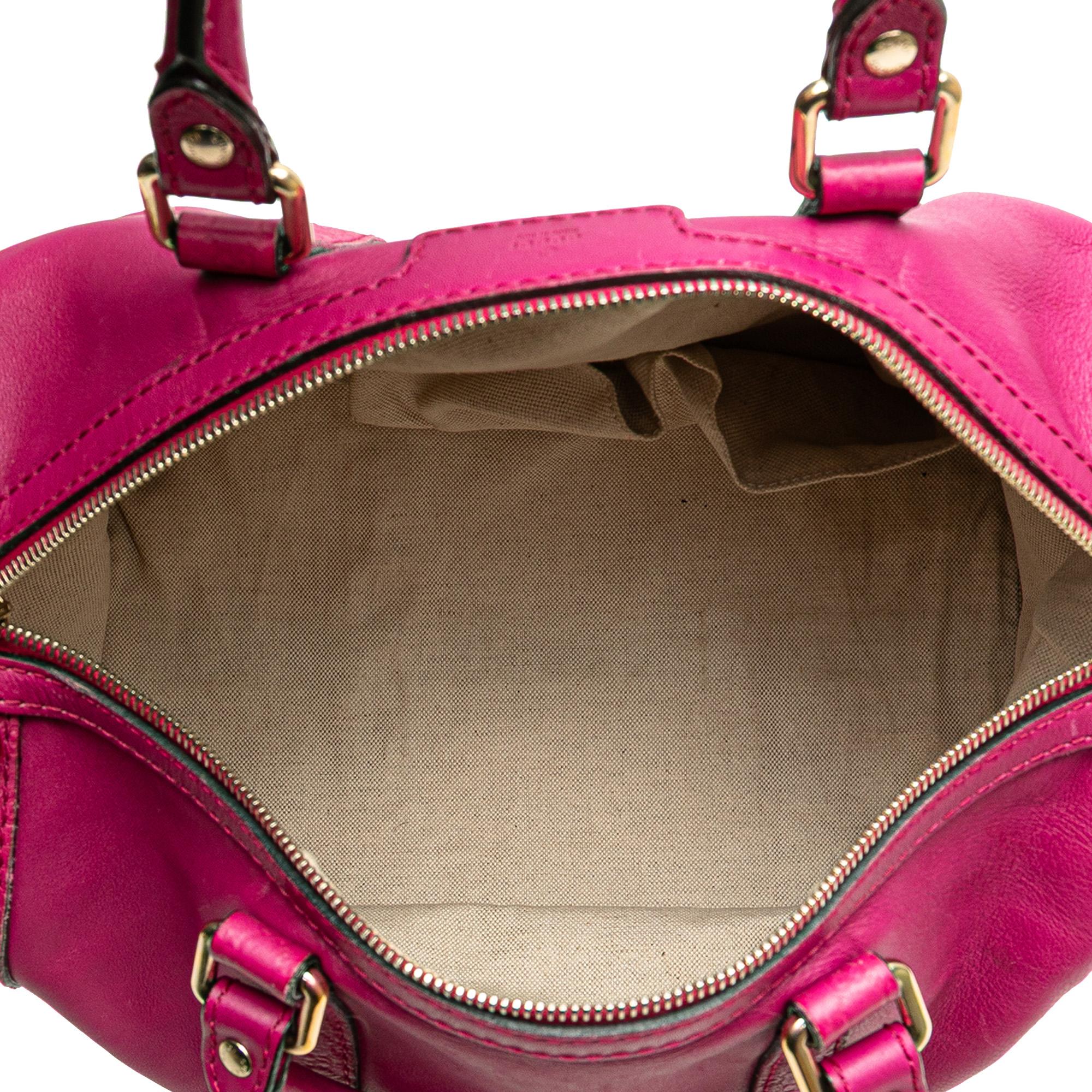 Gucci Medium Microguccissima Trimmed Joy Boston Bag