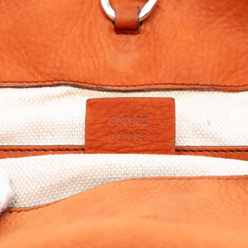 Gucci Medium Nubuck Leather Soho Chain Tote