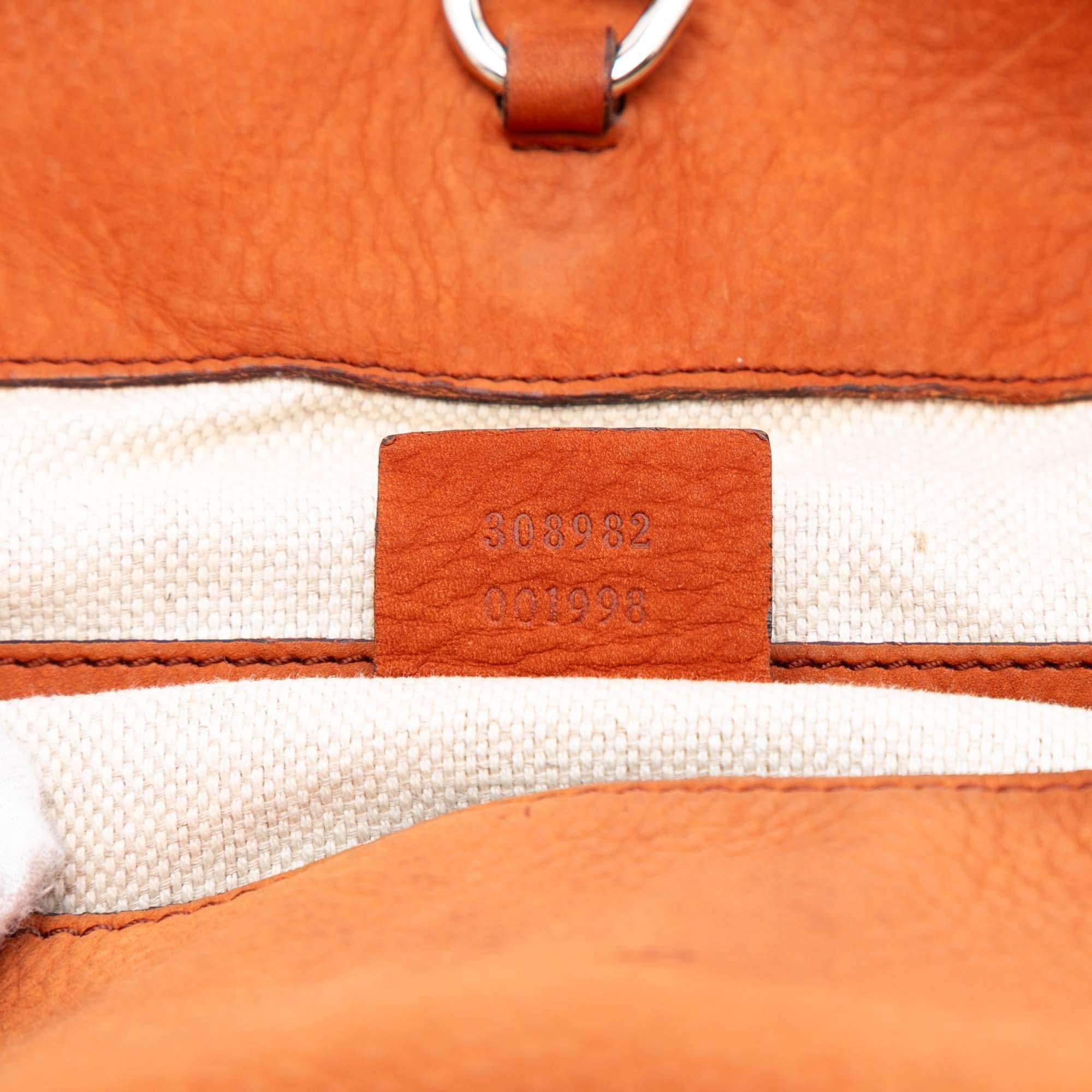 Gucci Medium Nubuck Leather Soho Chain Tote