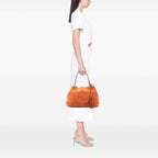 Gucci Medium Nubuck Leather Soho Chain Tote