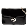 Gucci Medium Patent Dollar Interlocking G Crossbody