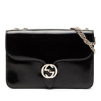 Gucci Medium Patent Dollar Interlocking G Crossbody
