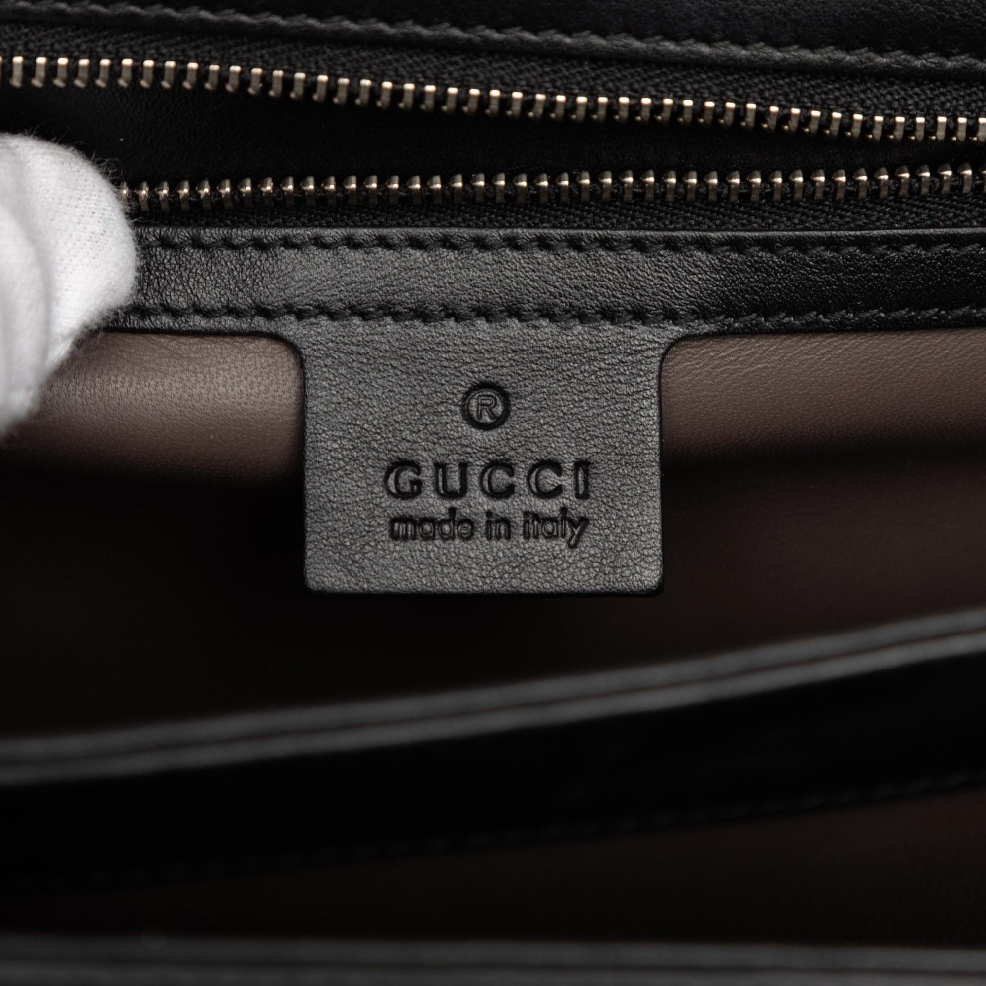 Gucci Medium Patent Dollar Interlocking G Crossbody