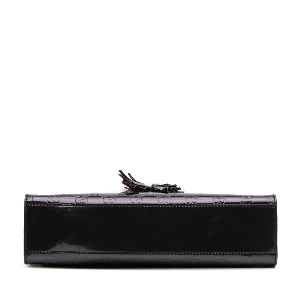 Gucci Medium Patent Guccissima Emily Shoulder Bag