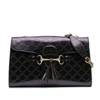 Gucci Medium Patent Guccissima Emily Shoulder Bag