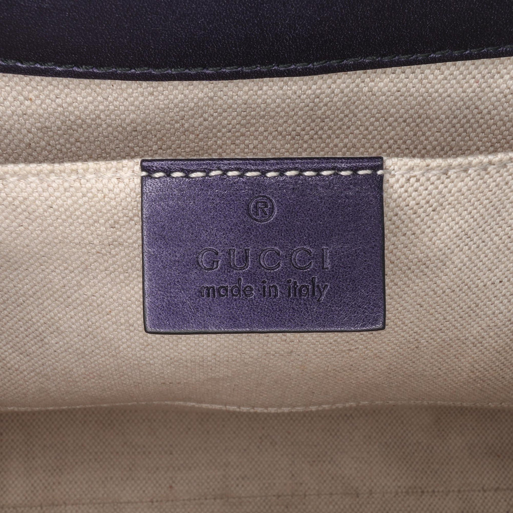 Gucci Medium Patent Guccissima Emily Shoulder Bag
